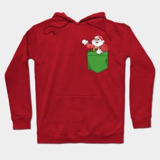 Santa On My Pocket - Christmas Gift Hoodie